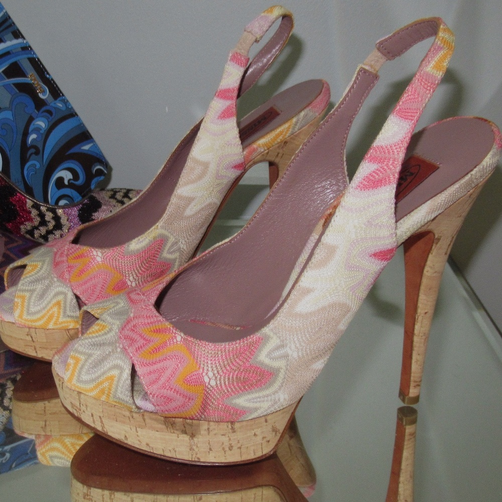 MISSONI ZIGZAG HEELS PLATFORM